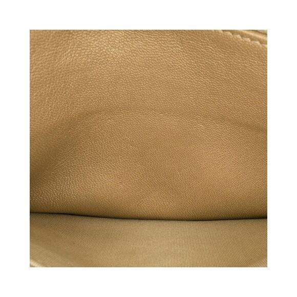 Pre Loved Chanel 19 Mini Flap Bag Beige Lambskin Women Gold Crossbody Bags - Picture 6 of 8